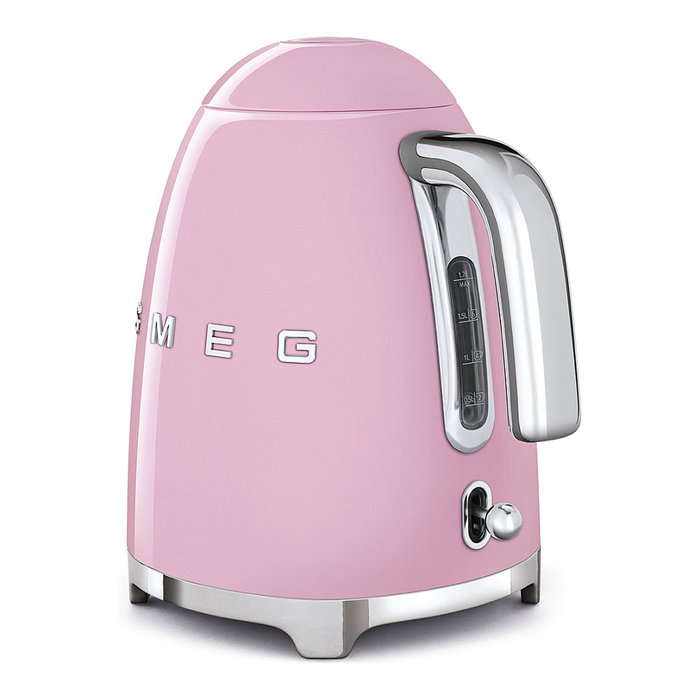 Smeg KLF03PKEU Hervidor de Agua 1,7 L 2400 W Acero Inoxidable Rosa