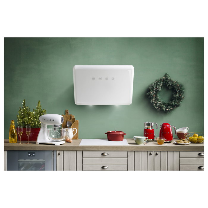 Smeg KLF03RDEU Hervidor de Agua 1.7 Litros 2400W Color Rojo Acero Inoxidable con Indicador de Nivel y Base Giratoria 360°