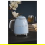SMEG KLF05PBEU - Hervidor eléctrico mini de agua 0.8 Litros 1400 W, plástico, color azul, con indicador de nivel, apagado automático y filtro