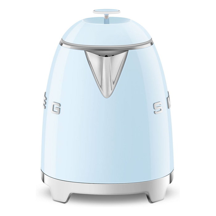 SMEG Hervidor Eléctrico Mini KLF05PBEU, 0.8L, 1400W, Azul, Con Indicador de Nivel y Apagado Automático