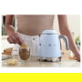 SMEG KLF05PBEU - Hervidor eléctrico mini de agua 0.8 Litros 1400 W, plástico, color azul, con indicador de nivel, apagado automático y filtro