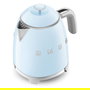 SMEG KLF05PBEU - Hervidor eléctrico mini de agua 0.8 Litros 1400 W, plástico, color azul, con indicador de nivel, apagado automático y filtro