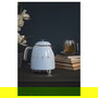 SMEG KLF05PBEU - Hervidor eléctrico mini de agua 0.8 Litros 1400 W, plástico, color azul, con indicador de nivel, apagado automático y filtro