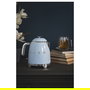 SMEG KLF05PBEU - Hervidor eléctrico mini de agua 0.8 Litros 1400 W, plástico, color azul, con indicador de nivel, apagado automático y filtro