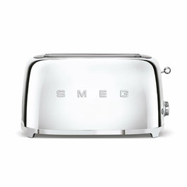 Smeg TSF02SSEU Toaster 4 Scheiben Cromado, 2 Ranuras, Acero Inoxidable
