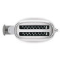 Smeg TSF02SSEU Tostador de 4 Rebanadas, Cromo, Acero Inoxidable, 1500 W, 6 Niveles, Ranura Larga, Descongelar, Recalentar