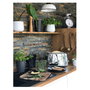 Smeg TSF02SSEU Tostador de 4 Rebanadas, Cromo, Acero Inoxidable, 1500 W, 6 Niveles, Ranura Larga, Descongelar, Recalentar
