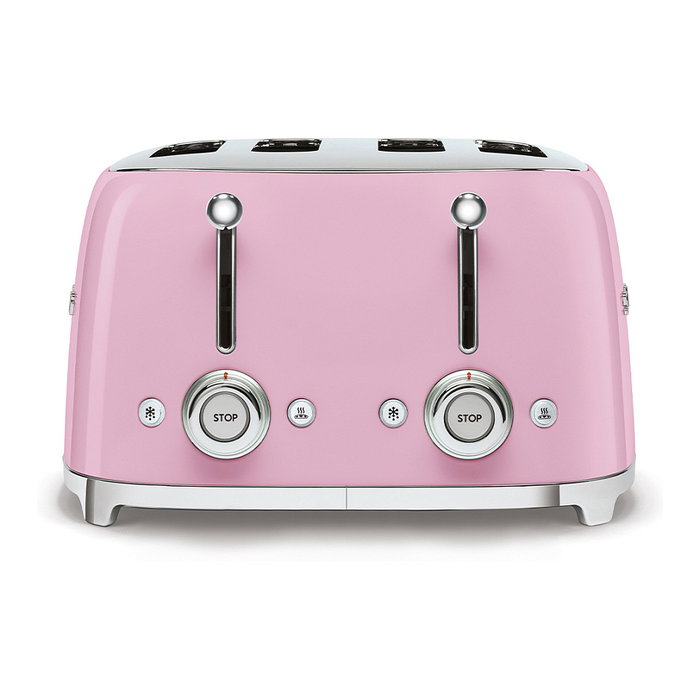 Smeg TSF03PKEU Tostadora Estilo Años 50 Rosa