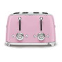 Smeg TSF03PKEU Tostadora Estilo Años 50 Rosa