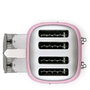 Smeg TSF03PKEU Tostadora Rosa de 4 Rebanadas