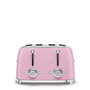 Smeg TSF03PKEU Tostadora Rosa de 4 Rebanadas