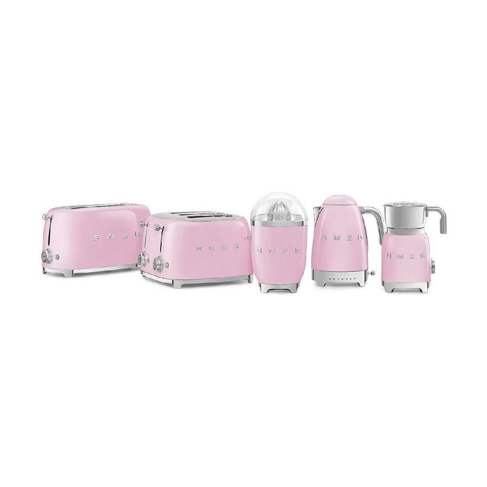 Smeg TSF03PKEU Tostadora Estilo Años 50 Rosa