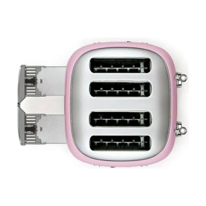 Smeg TSF03PKEU Tostadora Rosa Estilo Años 50 Smeg TSF03PKEU Tostadora Rosa Estilo Años 50