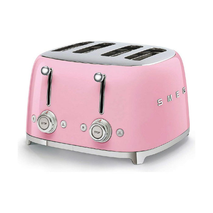 Smeg TSF03PKEU Tostadora Rosa Estilo Años 50 Smeg TSF03PKEU Tostadora Rosa Estilo Años 50