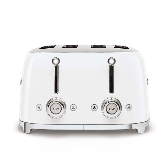 Smeg TSF03WHEU Tostadora, Color Blanco
