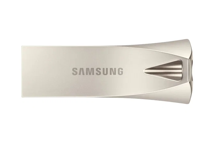 Samsung MUF-128BE Bar Plus Unidad Flash USB 128 GB, USB tipo A 3.2 Gen 1, hasta 300 MB/s, Plata, Resistente al Agua y a Golpes, Sin Tapa