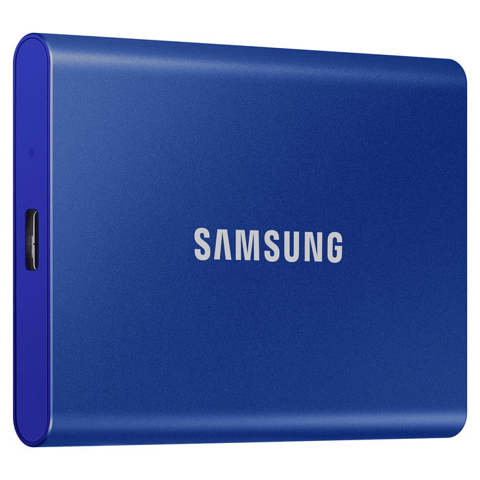 Samsung Portable SSD T7 1TB USB 3.2 Gen2 Azul, 1050 MB/s, Protección Contraseña