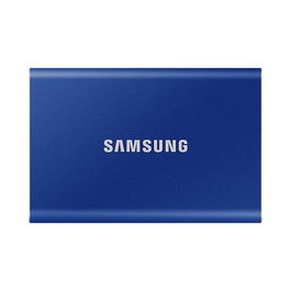 Samsung Disco Duro SSD 1TB T7 PSSD Externo Azul NVMe Lectura 1050MB/s Escritura 1000MB/s