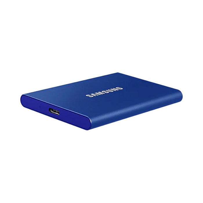 Samsung Disco Duro SSD 1TB T7 PSSD Externo Azul NVMe Lectura 1050MB/s Escritura 1000MB/s