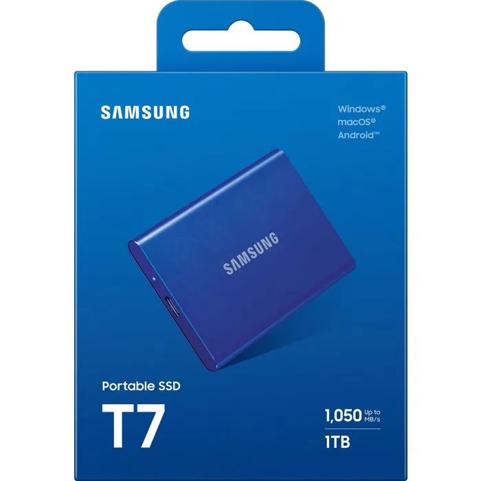 Samsung Portable SSD T7 1TB Azul