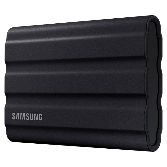 Samsung MU-PE1T0S Portable SSD T7 Shield 1TB USB-C 3.2 Gen 2 1050 MB/s Negro Resistente a Agua y Polvo con Protección por Contraseña