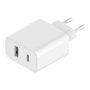 Xiaomi Mi 33W Cargador de Pared Dual USB-C y USB-A Blanco