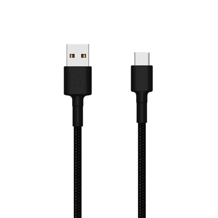 Xiaomi Cable USB Trenzado USB-A a USB-C 1m Negro Xiaomi Cable USB Trenzado USB-A a USB-C 1m Negro