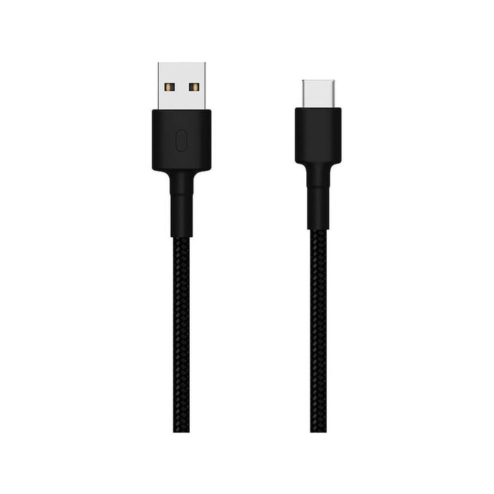 Xiaomi Cable USB Trenzado USB-A a USB-C 1m Negro Xiaomi Cable USB Trenzado USB-A a USB-C 1m Negro