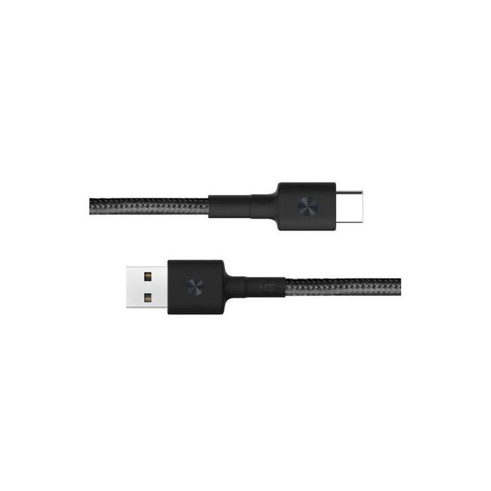 Xiaomi Cable USB Trenzado USB-A a USB-C 1m Negro Xiaomi Cable USB Trenzado USB-A a USB-C 1m Negro