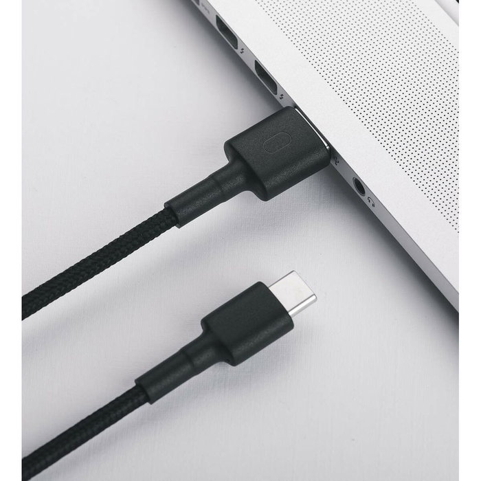 Xiaomi Cable USB Trenzado USB-A a USB-C 1m Negro Xiaomi Cable USB Trenzado USB-A a USB-C 1m Negro