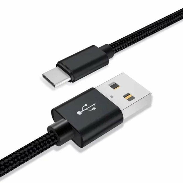 Xiaomi Cable USB Trenzado USB-A a USB-C 1m Negro Xiaomi Cable USB Trenzado USB-A a USB-C 1m Negro
