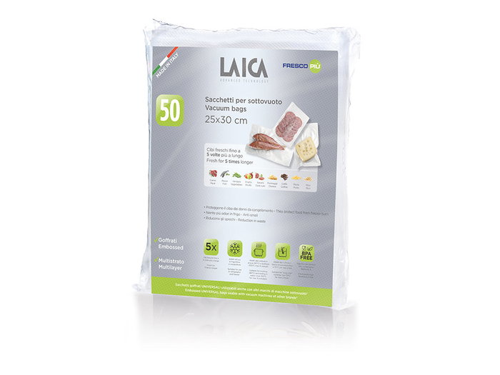 Laica Bolsa para envasar al vacío VT3501, 20 x 28 cm, 100 unidades