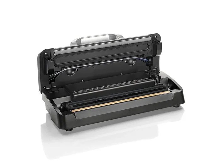 Laica VT3119 Sellador al Vacío 700 mbar - Negro, 110W, Función Cierre y para Botes, Ancho de Trabajo 30 cm