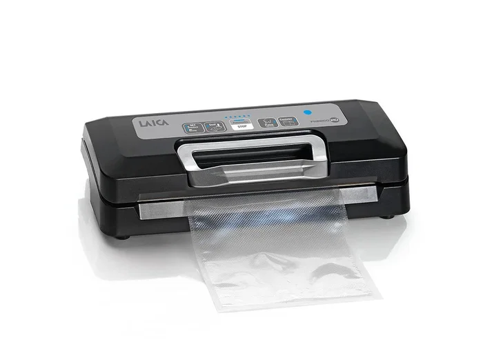 Laica VT3119 Sellador al Vacío 700 mbar - Negro, 110W, Función Cierre y para Botes, Ancho de Trabajo 30 cm