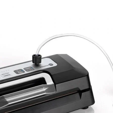 Laica Envasadora al Vacío VT3119 - 110W, Máquina de Envasado con Doble Sellado, Bandeja para Líquidos y Uso con Bidones, Color Negro Laica Envasadora al Vacío VT3119 - 110W, Máquina de Envasado con Doble Sellado, Bandeja para Líquidos y Uso con Bidones, Color Negro