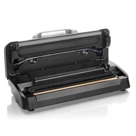 Laica Envasadora al Vacío VT3119 - 110W, Máquina de Envasado con Doble Sellado, Bandeja para Líquidos y Uso con Bidones, Color Negro Laica Envasadora al Vacío VT3119 - 110W, Máquina de Envasado con Doble Sellado, Bandeja para Líquidos y Uso con Bidones, Color Negro