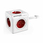 Allocacoc powercube extended base mÚltiple 1,5 m 5 salidas ac gris, rojo