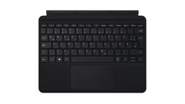 Microsoft Surface Go Type Cover - Teclado con Trackpad, Teclas Multimedia, Retroiluminado, Distribución Español QWERTY, Negro, Compatible con Surface Go y Surface Go 2