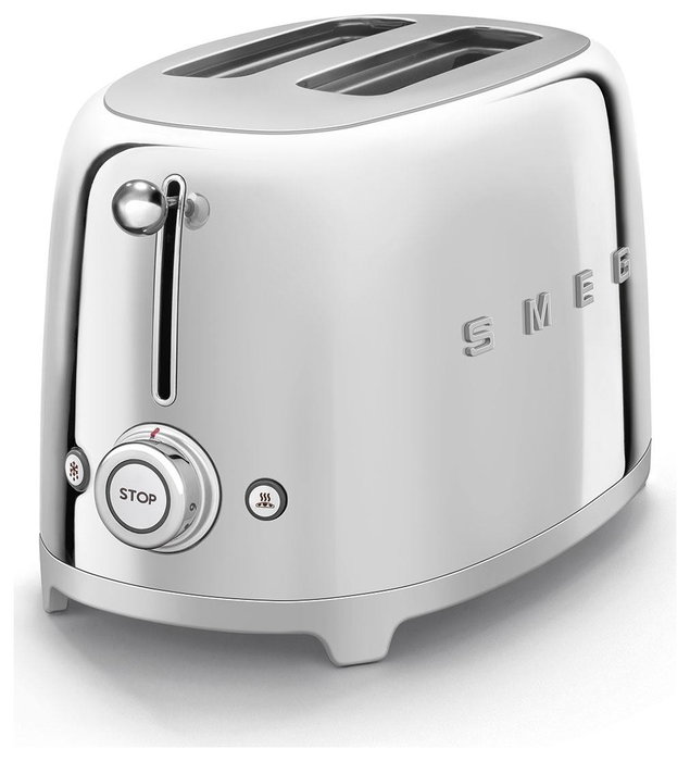 Smeg TSF01SSEU Tostadora Cromada