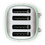 Smeg TSF03PGEU Tostadora 4 Rebanadas Verde Acero Inoxidable 50's Style