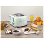 Smeg TSF03PGEU Tostadora 4 Rebanadas Verde Acero Inoxidable 50's Style