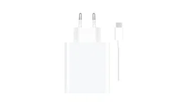 Xiaomi Cargador Rápido MDY-13-EE 120W con Cable USB Tipo C para Smartphone, Pared USB Tipo-A, Blanco