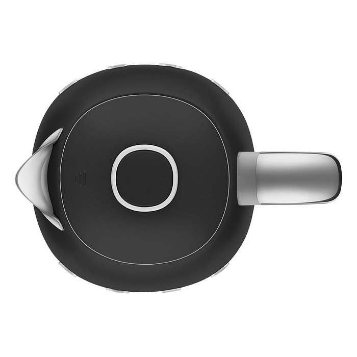 Smeg KLF03BLMEU Hervidor Eléctrico 1.7L 2400W Mate Negro - Acero Inoxidable con Filtro Antical, Apagado Automático y Base Giratoria 360°