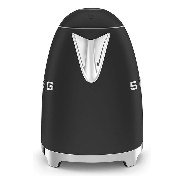 Smeg KLF03BLMEU Hervidor Eléctrico 1.7L 2400W Mate Negro - Acero Inoxidable con Filtro Antical, Apagado Automático y Base Giratoria 360°
