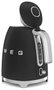 Smeg KLF03BLMEU Hervidor de agua negro mate