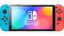 Nintendo Switch OLED con Joy-Con Azul y Rojo Neón, 64 GB