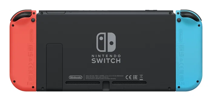 Nintendo Switch OLED con Joy-Con Azul y Rojo Neón, 64 GB