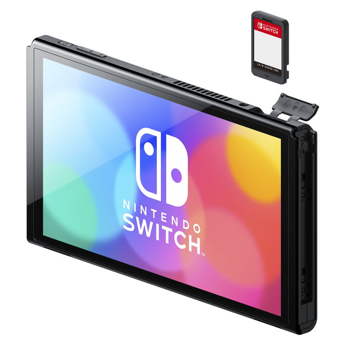 Nintendo Switch OLED con Joy-Con Azul y Rojo Neón, 64 GB