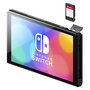 Nintendo Switch OLED con Joy-Con Azul y Rojo Neón, 64 GB