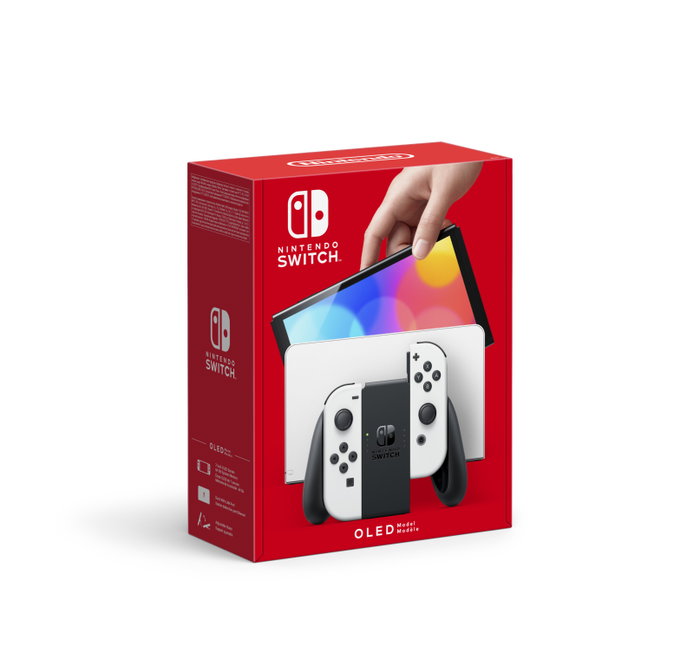 Nintendo Switch OLED Blanca con pantalla de 7 pulgadas y 64 GB